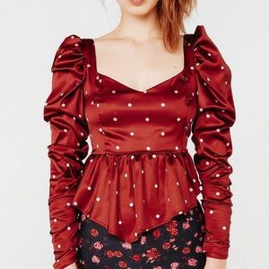 For love & lemons Labelle Peplum blouse